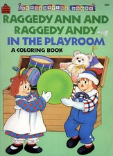 Raggedy Ann coloring book RARE UNUSED