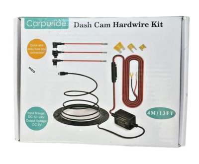 Dash Cam Hardwire Kit Mini USB Port DC 12V - 24V to 5V/2A Max Car Dash Camera