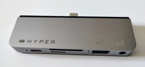 HYPER HYPERDRIVE MEDIA USB-C HUB IPAD PRO/AIR HDMI 4K 3.5MM AUDIO USB-C 5GB/60W - Afbeelding 5 van 7