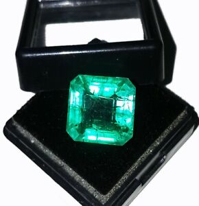 Natural Loose Gemstone 8.00 to 10.00 Ct Certified Square Emerald Z147