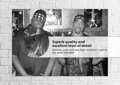 特大☆Biggie 2Pacポスター print of Biggie and 2Pac (Tupac Shakur) - Notorious Big