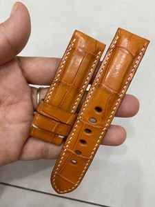 crocodile leather watch strap