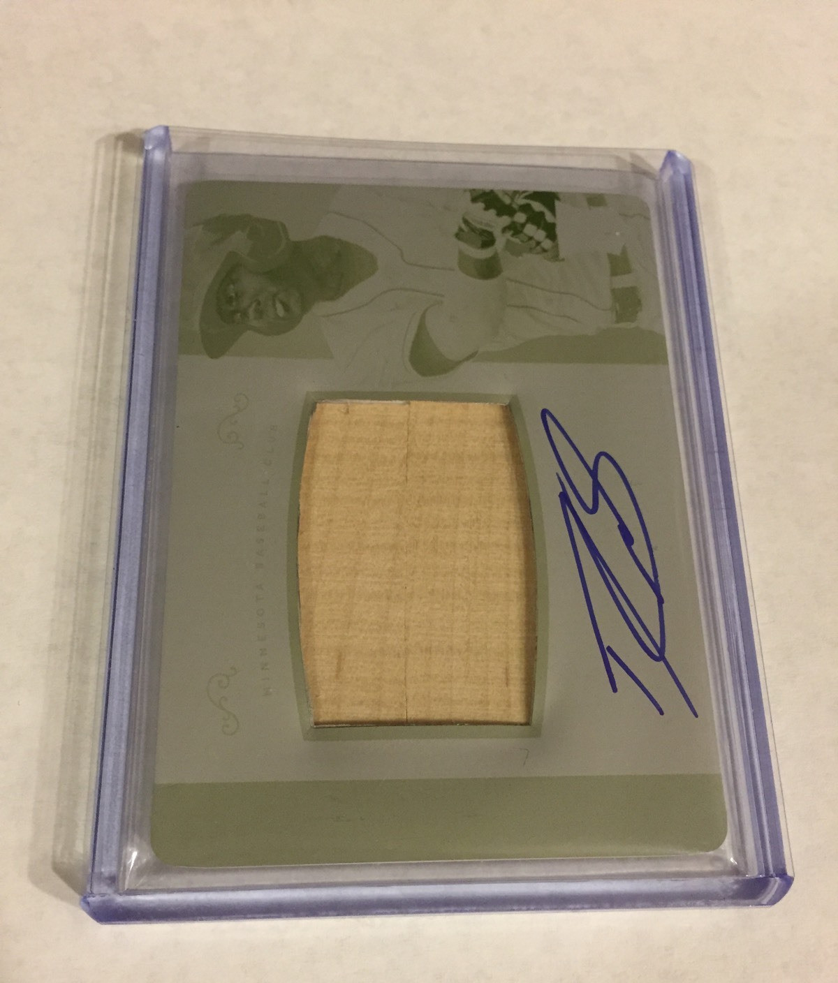 2014 NATIONAL TREASURES YELLOW PLATE PATCH ROOKIE DANNY SANTANA BAT AUTO RC 1/1