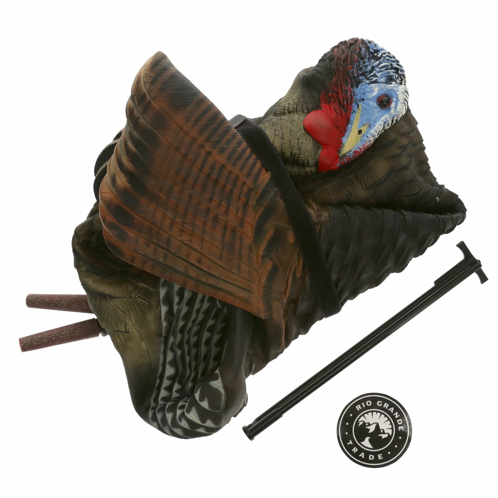 OPEN BOX AvianX AVX8012 LCD 1/2 Strut Jake Turkey Decoy Multi / Brown
