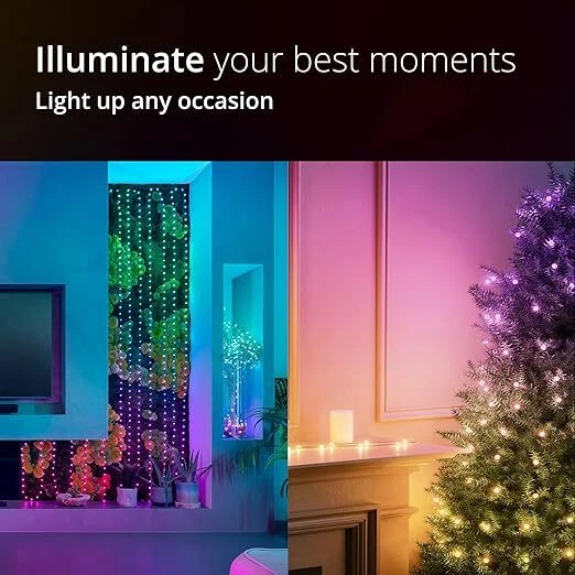 Twinkly LED Lights Candies App-Controlled Candle-Shaped Light String - Image 4 of 4