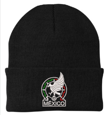 Mexico National Soccer Team World Cup Embroidered Beanie Hat 6 Colors