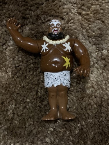 Kamala Series 7 Figure Yellow Star On Belly WWF Ha...