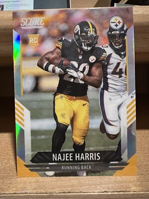 2021 Panini Chronicles Score Update Silver Najee Harris Steelers RC Card #409