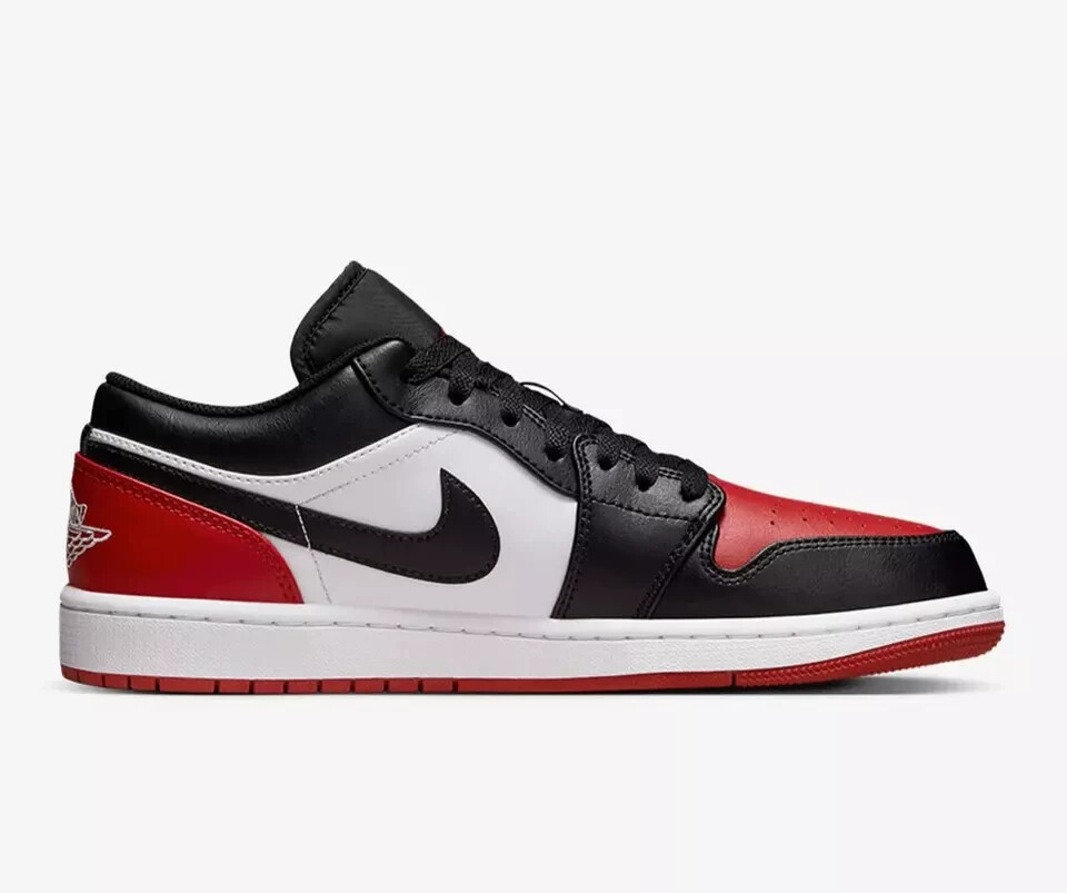 Size 11 - Air Jordan 1 Low Bred Toe 2.0 for sale online | eBay