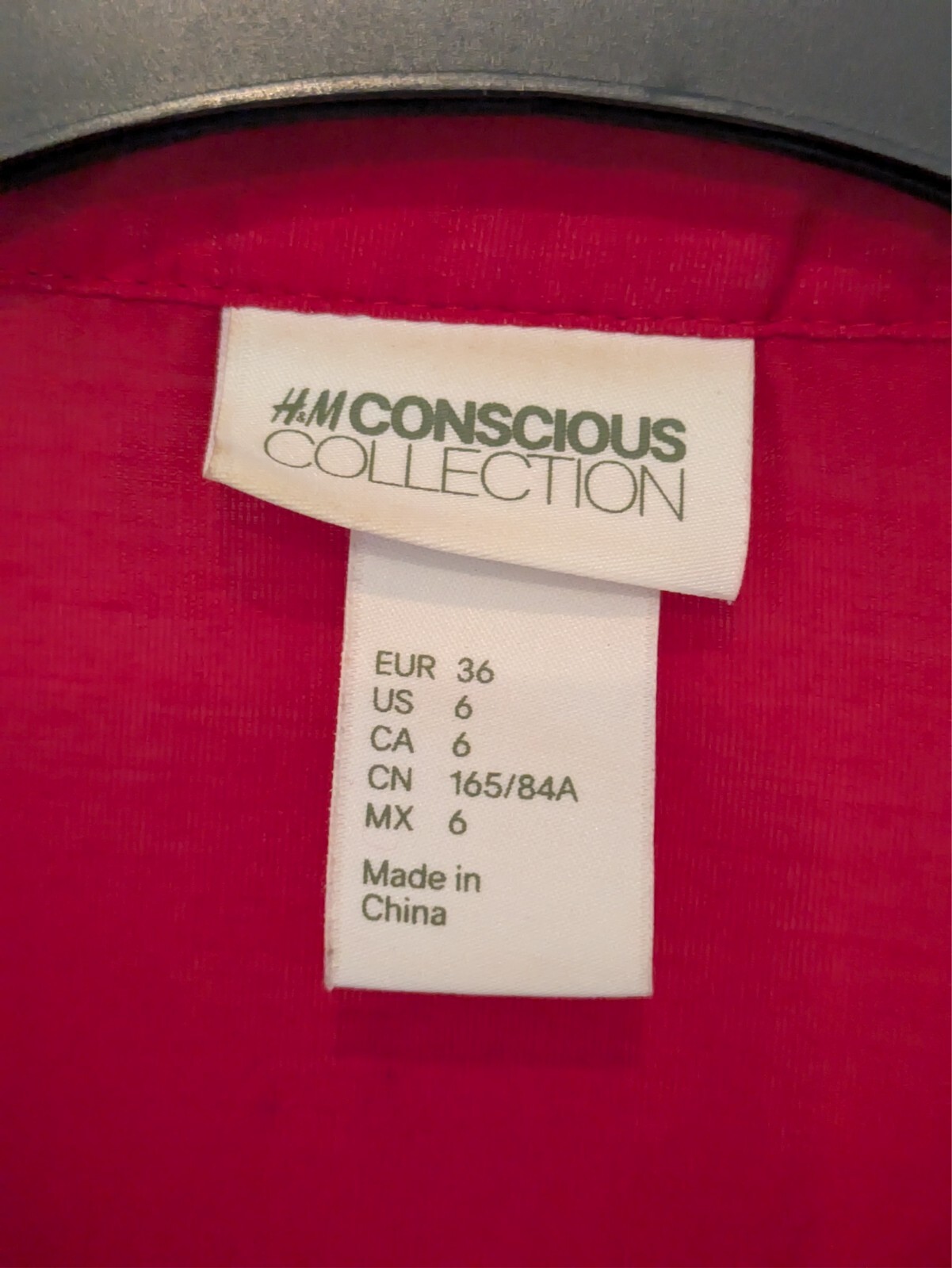 H&M Red Embroidery Kurta Tunic Kaftan & Rimmel red nail polish thumbnail 3