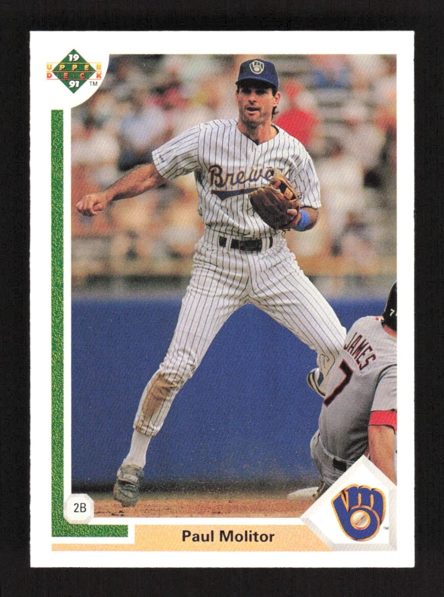 1991 Upper Deck Baseball Paul Molitor #324 Milwaukee Brewers