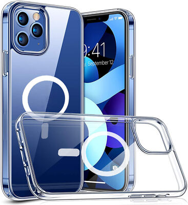 Hülle für Apple iPhone 16 15 14 13 12 Max Plus Stoßfest Magnet Silikon Cover