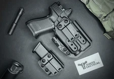 Davis Tactical IWB Light Bearing Kydex Holster For Glock 19 19X/23/32/45 TLR-7