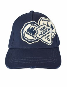 casquette dsquared bleu marine