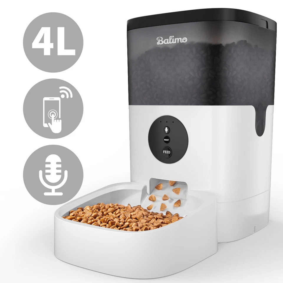 WIFI Katzen Hunde Futterautomat Automatischer Futterspender Trockenfutterspender - Bild 2 von 4