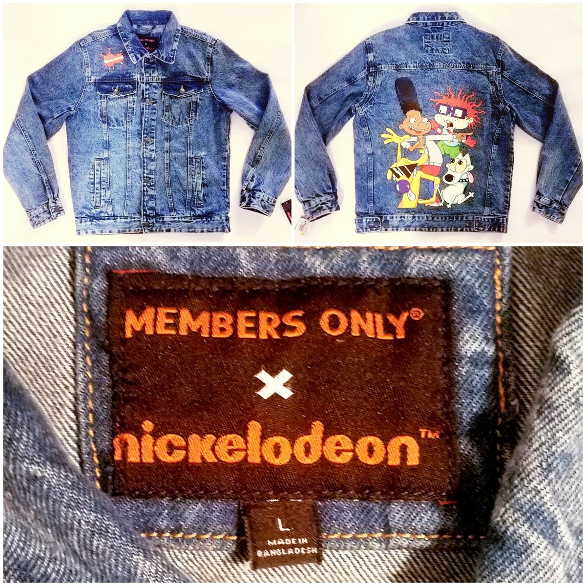 メンバーズオンリー 　ニコロデオン  Gジャン Members Only NICKELODEON JEAN JACKET – DTLR