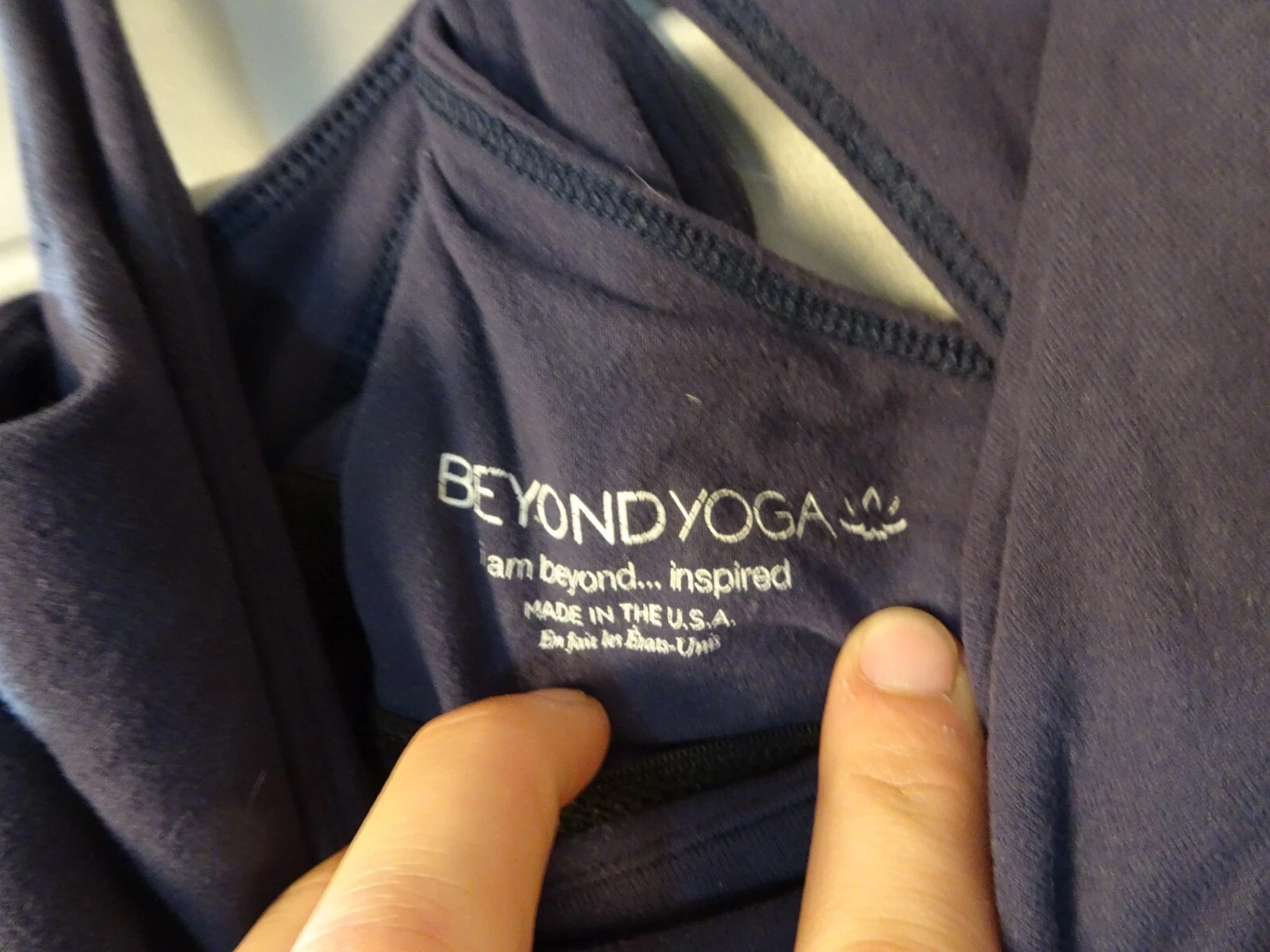 beyond-yoga multi strap lined casual active tank-top
