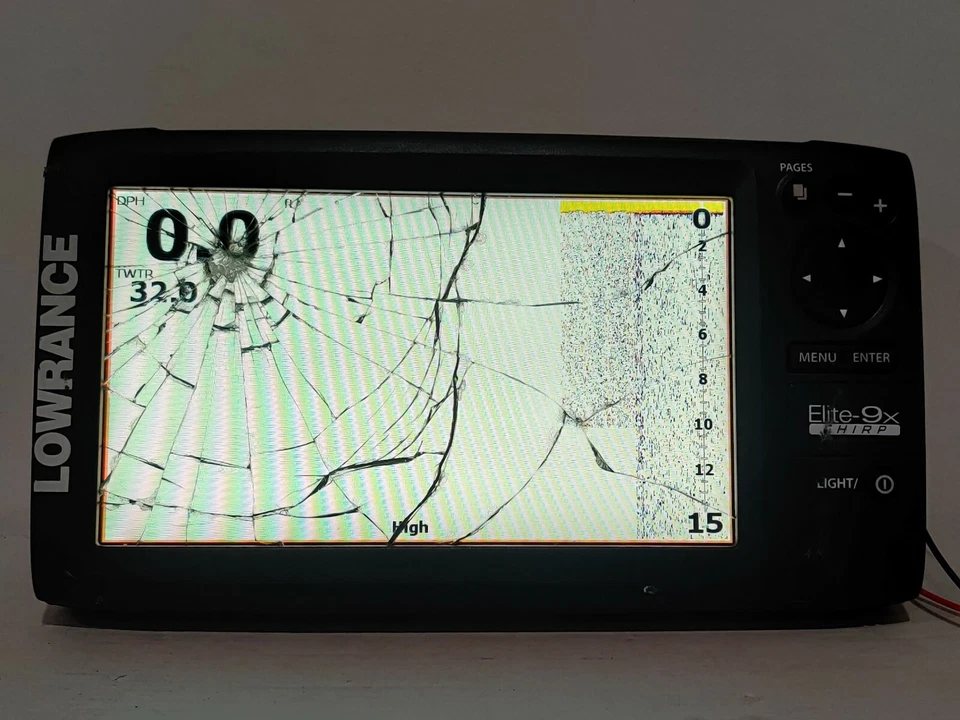 Lowrance Elite-9x Chirp FishFinder Chartplotter -TESTED - Image 3 of 4