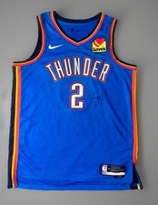Shai Gilgeous-Alexander Signed OKC Thunder FINALS Jersey JSA COA SGA Autographed