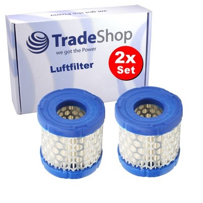 2x Luftfilter kompatibel mit EuroGarden 4100212 4100227 4104332 410-0212