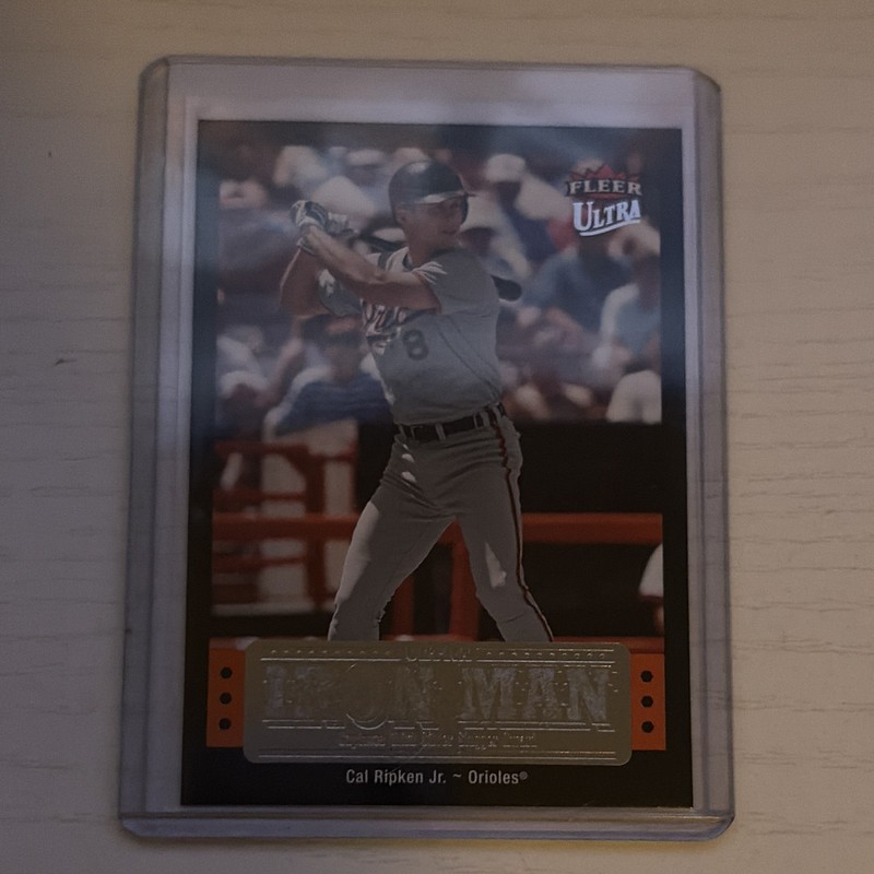 Fleer 2007 Ultra Cal Ripken Jr. Orioles Ultra Iron Man Insert UIM-19