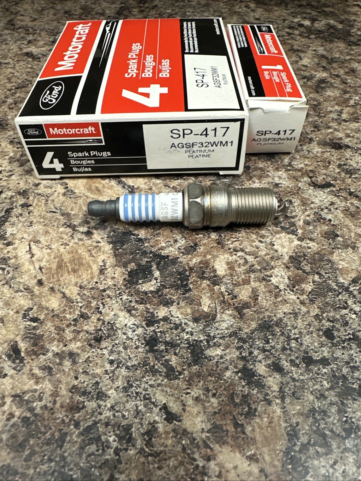 4 Motorcraft SP-417 Platinum Spark Plugs 97-06 FORD  MAZDA Etc FREE SHIPPING