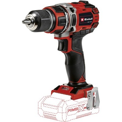 EINHELL Professional Akku-Bohrschrauber TP-CD 18/50 Li BL Solo, 18Volt, rot
