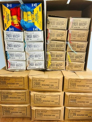 Needlepoint & Crewel Yarn Skeins - Columbia Minerva / Lady Handicraft - Sewing