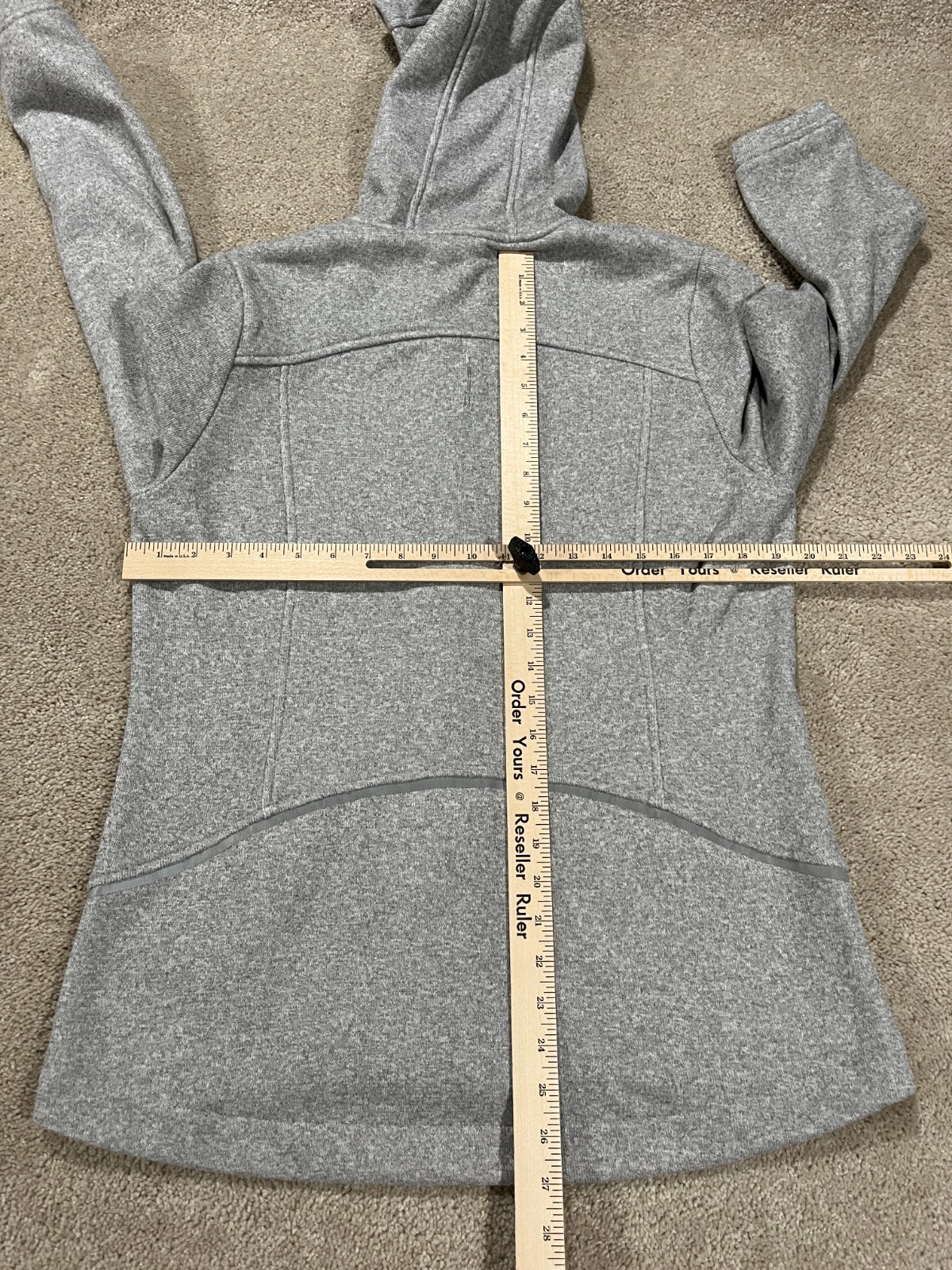 Zero Restriction Jacket Womens Large Old Course St Andrews Gray Full Zip Hoodie