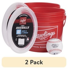 16 pack Official League TVB Tball Baseball Bucket 8 Count