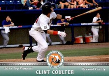 2015 Florida State League Top Prospects 5 Clint Coulter Camas Washington WA Card