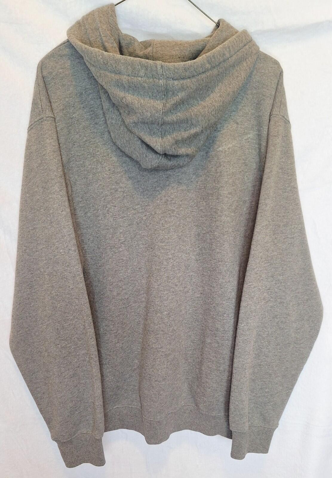 US Polo Assn Mens Full Zip Up Gray Jacket Fleece Lined with Pockets - XL image 2