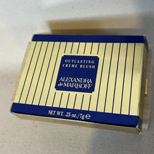 Alexandra De Markoff Outlasting Creme Blush Hot Pink New In Box .25oz