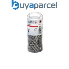 Image of Wiha 40462 Standard Pozidriv Bits PZ2 25mm Tub of 100 WHA40462