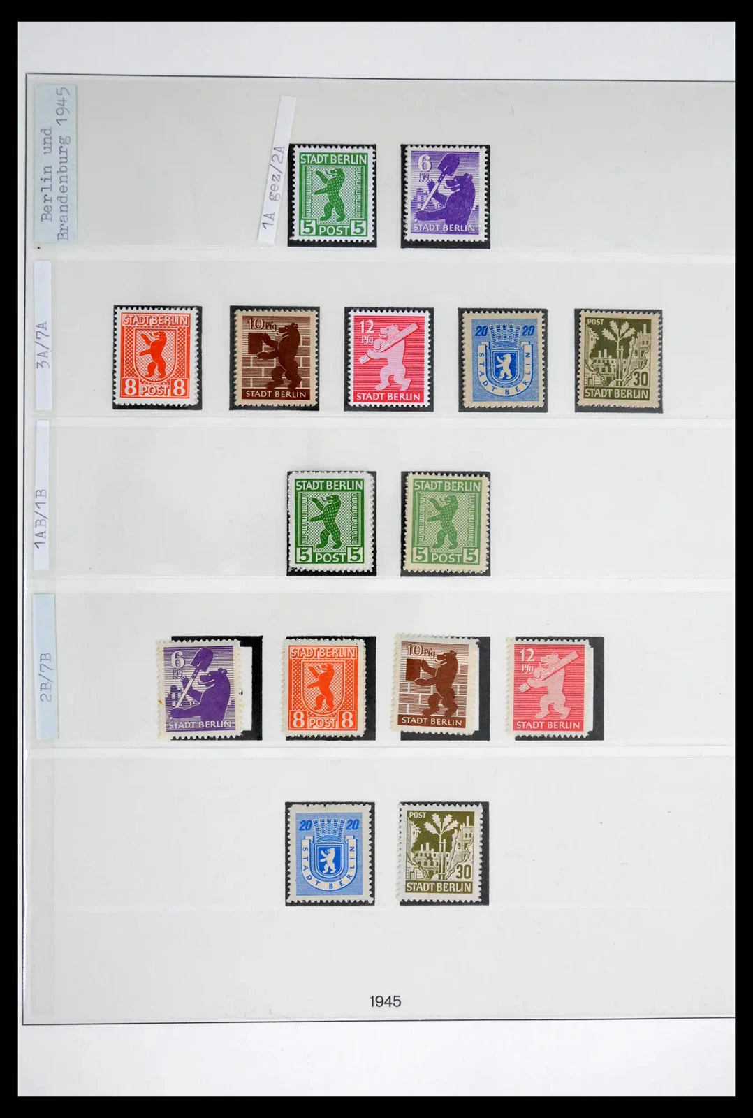 GERMANY Sovjet Zone 1945-1949 MNH w/ Sheets Certificates Stamp Collection