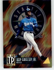 1995 Pinnacle Team Pinnacle Dufex Back Ken Griffey Jr/Barry Bonds #7
