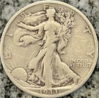 1933-S Walking Liberty Half Dollar 90% Silver