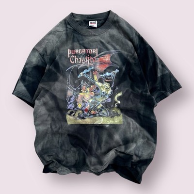 Vintage Men s Purgatori Vs Chasity Comic Images Graphic Shirt XL Pinup Faded 90s