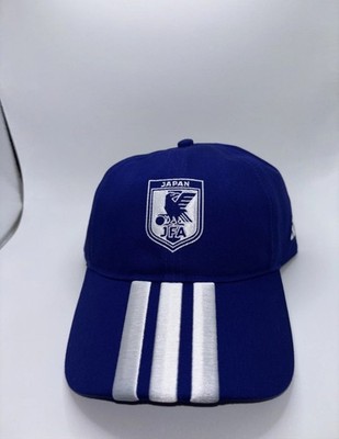 Adidas Japan Football Men s SnapBack Hat Soccer Blue Cap One Size New