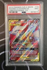 Pokémon Reshiram & Charizard GX Full Art Ultra Rare Unbroken Bonds 194/214 Psa 9