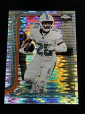 2025 Topps Chrome Football DeVon Achane Pulsar Refractor #188