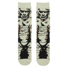 Bioworld Universal Monsters Mummy Men's White Animigos Crew Socks