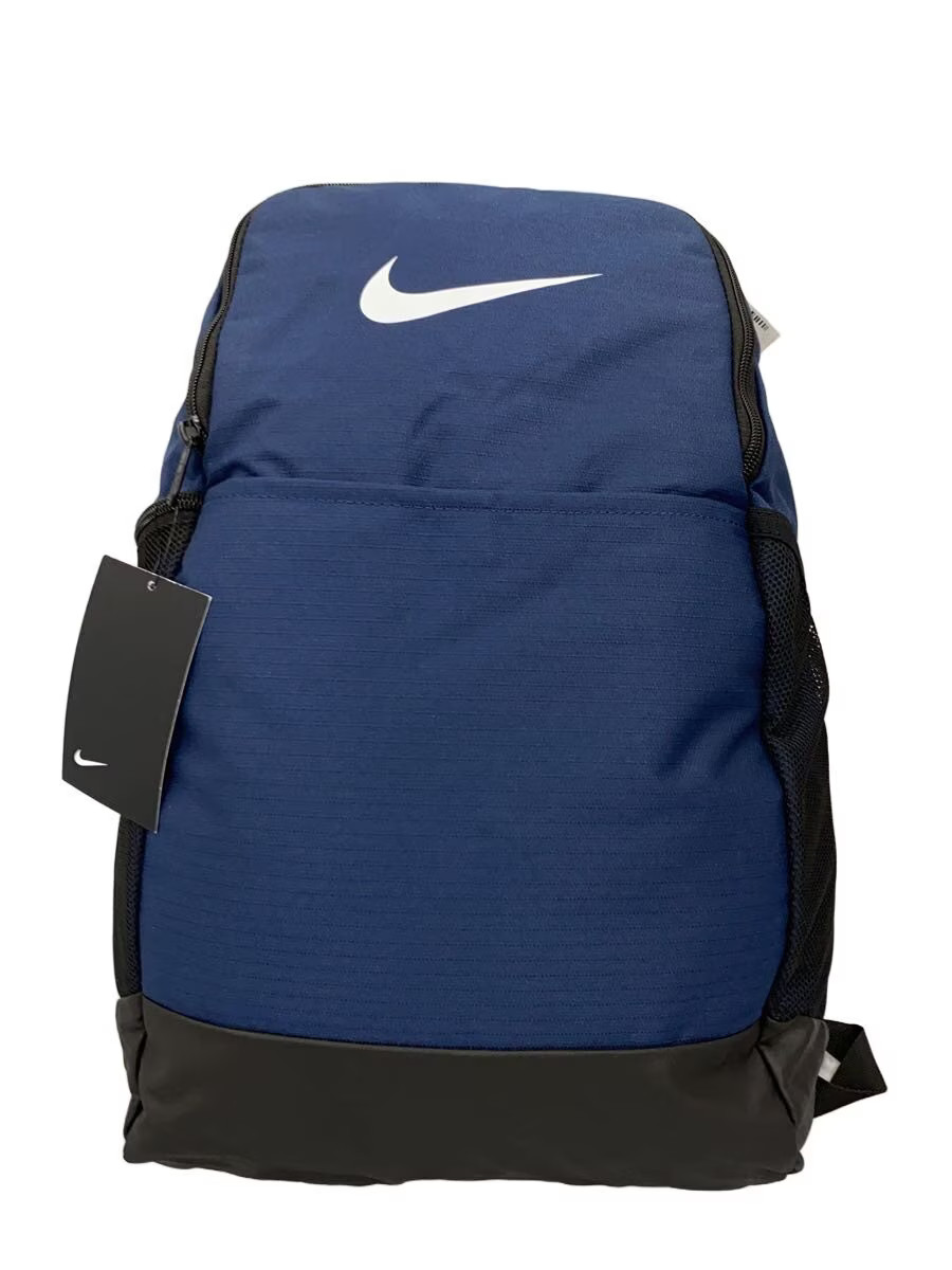 NIKE Backpack, Polyester, NVY, Solid Color, BA595… - image 1