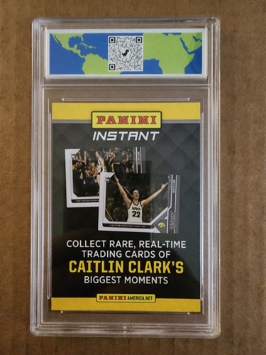 Panini Authentic All World Grading 10 Gem Mint Caitlan Clark - Picture 2 of 2