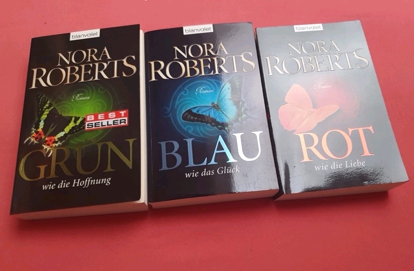 Blau wie das Glück von Nora Roberts Grün wie die Hoffnung + Rot Wie Die Liebe