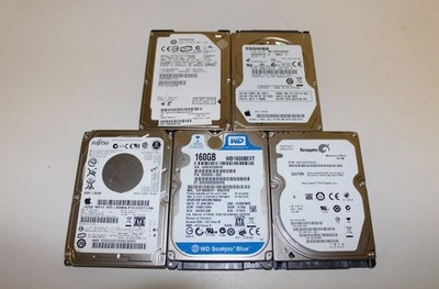 1PCS 160 GB 2.5'' 9mm 5400 RPM SATA Hard Disk Drive HDD Ideal Laptops Netbooks