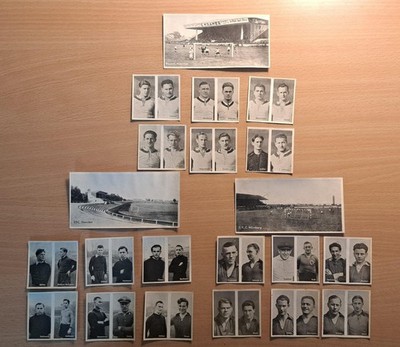 Greiling Sammelbilder Hofmann Pöttinger Stuhlfaut etc. 21 Bilder Geklebt Fußball