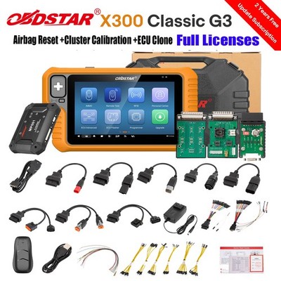 OBDSTAR X300 Classic G3 Full Version Programmer Tool Odo.meter Adjust E.CU Clone