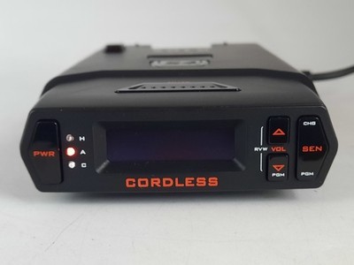 Escort Solo S4 Radar Detector Cordless-( Detects Radar-Display INOP )-FOR PARTS
