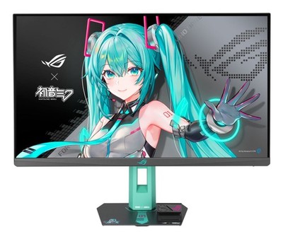 ROG Strix XG27ACMEG-G 27 Zoll WQHD Gaming Monitor - Hatsune Miku   260 Hz, 0.3ms
